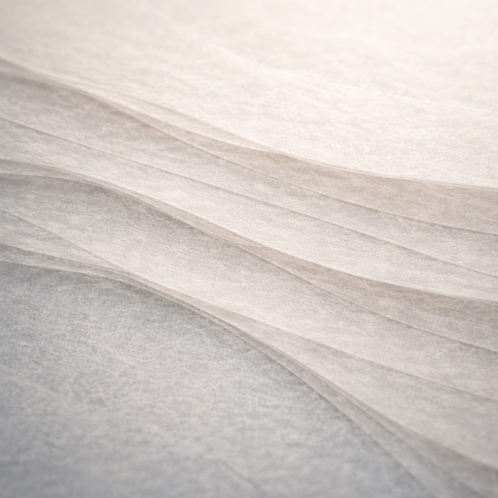 aevora-restore-structural-reinforcement-mineral Macro photograph of a dense, layered mineral surface in cool pale stone with subtle blue-grey undertones, representing structural reinforcement and gradual refinement in Aevora’s restore step.